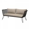 Bloomingville MUNDO Sofa Ogrodowa / Czarna